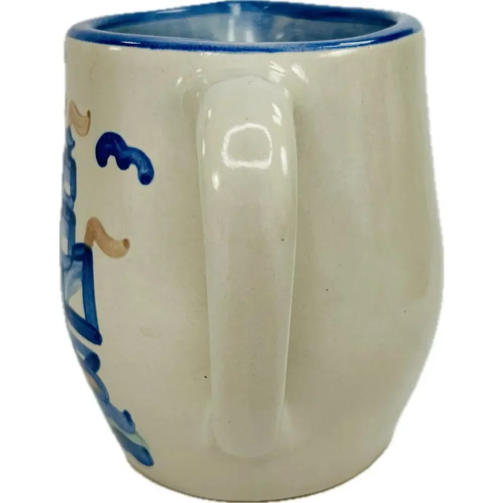 M A Hadley Pottery CLIPPER SHIP 1 Pint Pitcher 5.25